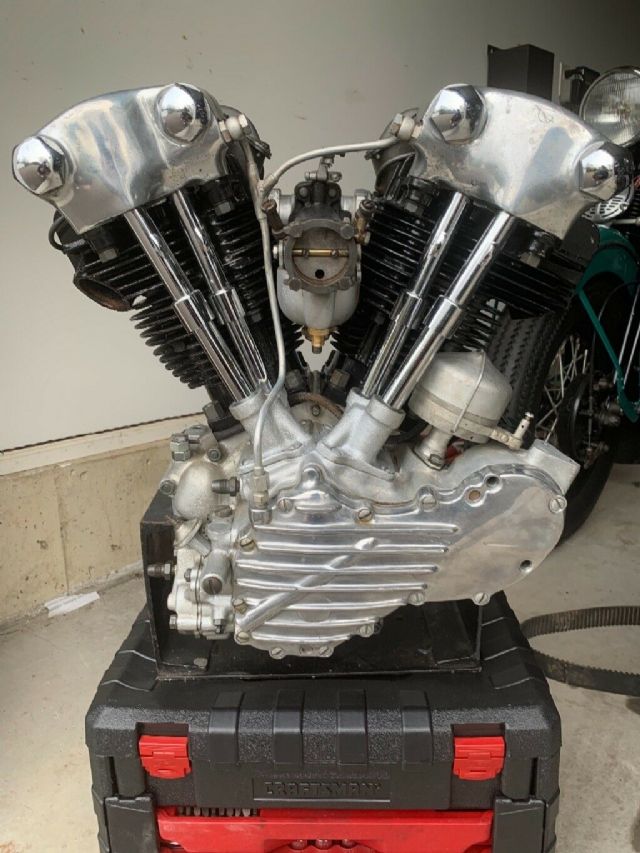 1941 Harley-Davidson Knucklehead Engine Motor LOS ANGELES CALIFORNIA ...